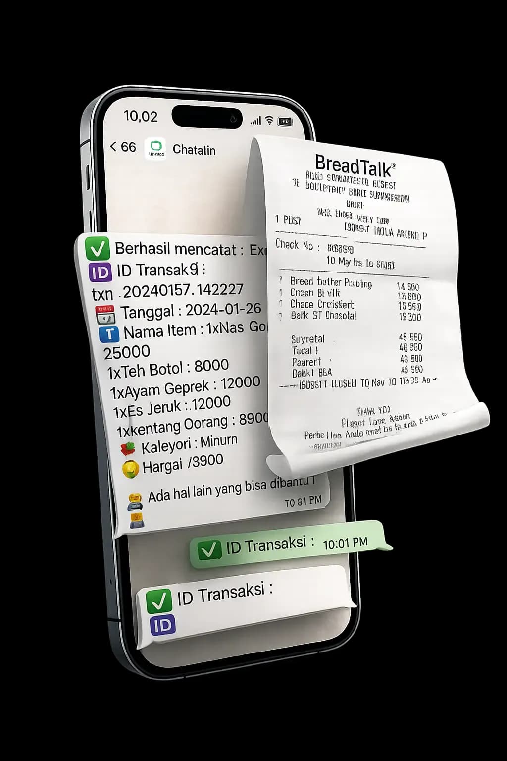 Receipt feature